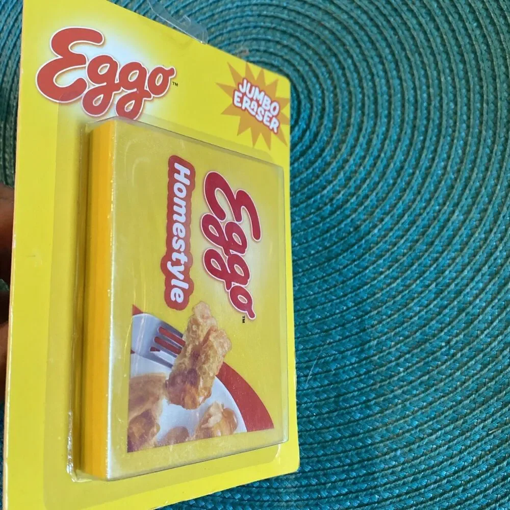 ERASER Kelloggs EGGO Waffles Homestyle Box JUMBO Eraser School Supply Education